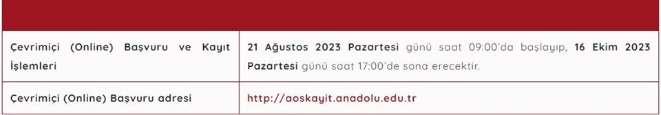 Anadolu Üniversitesi ikinci üniversite kayıtları ne zaman bitecek? 2. üniversite kayıt tarihleri ve kılavuzu paylaşıldı - 2