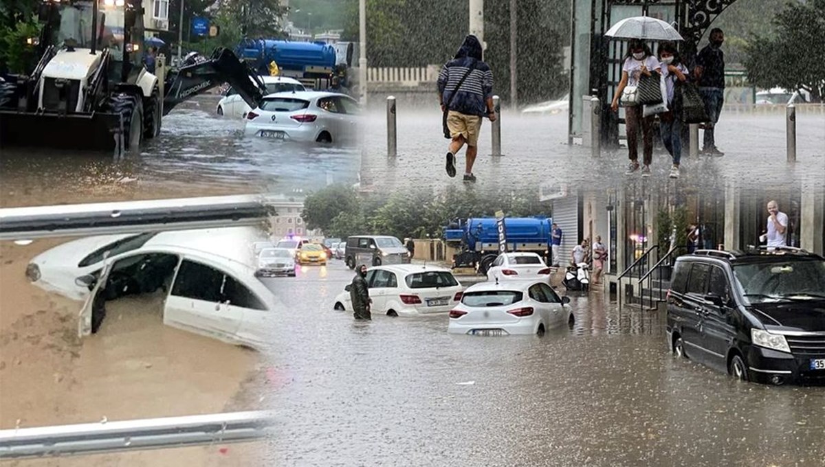 İstanbul'da sağanak yağış etkili oluyor (Yağmur ne zaman sona erecek?)
