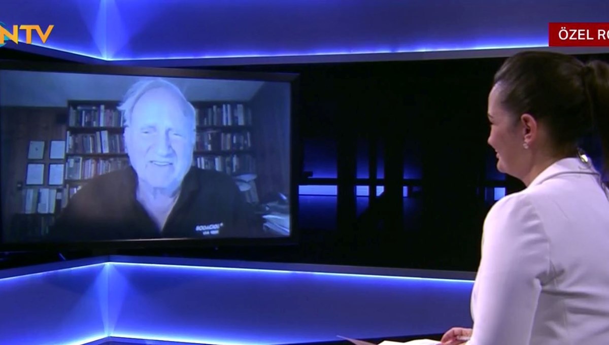 Nobel ödülünü alan fizikçi John Clauser NTV'de