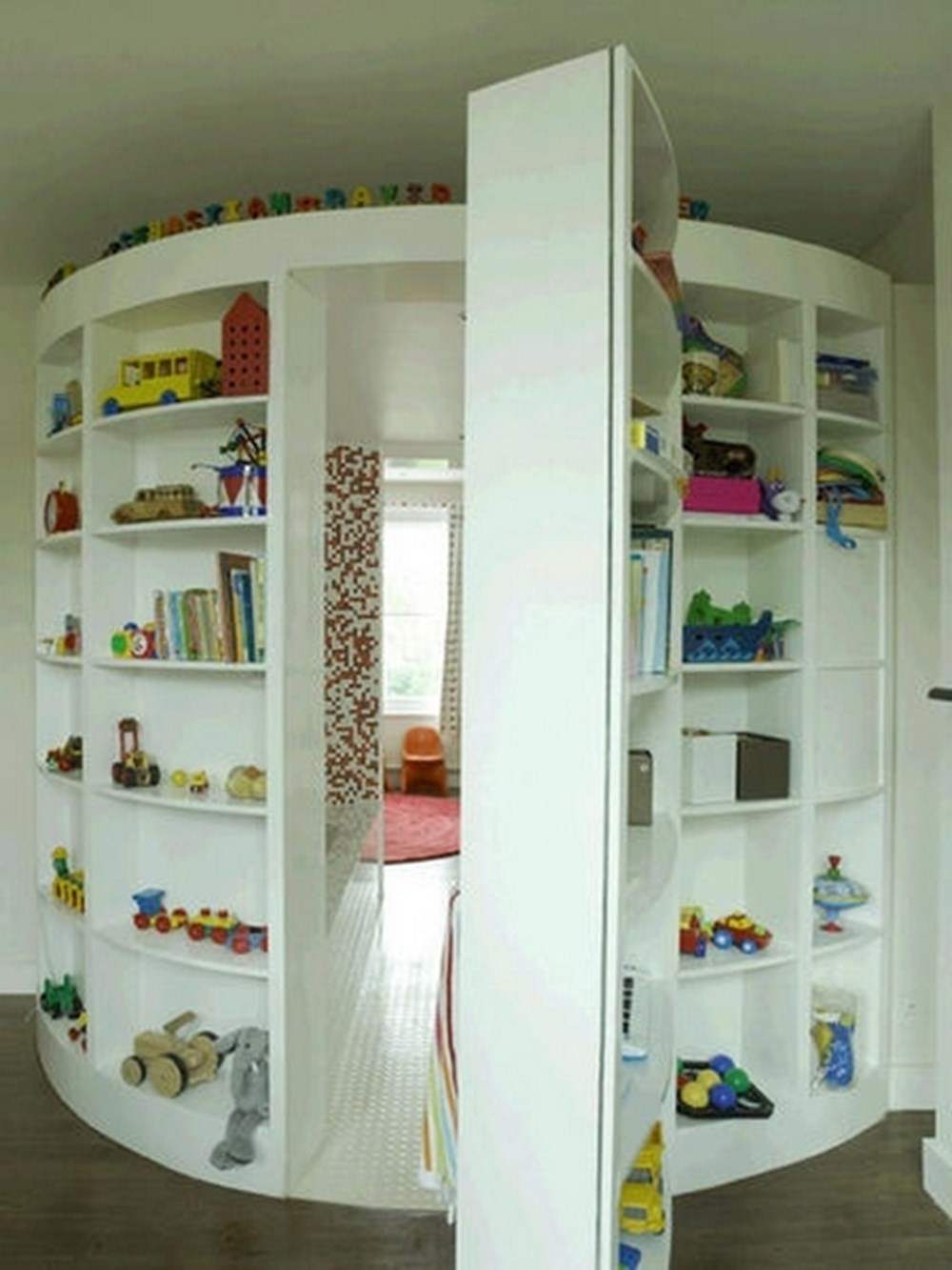 Необычные детские комнаты с потайной комнатой