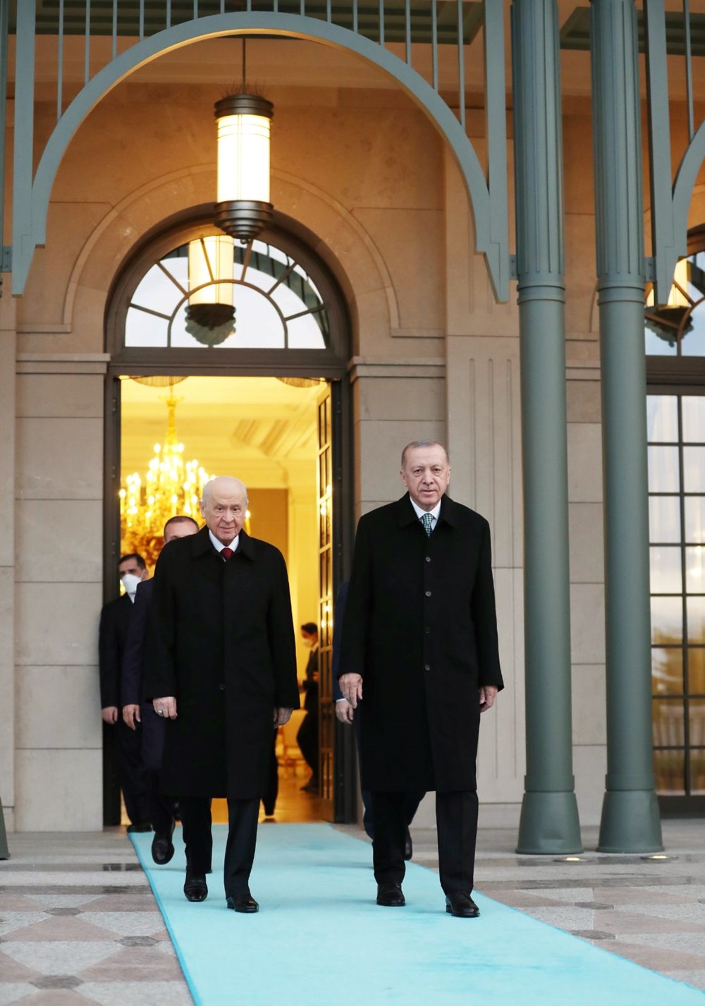 Cumhurbaşkanı Recep Tayyip Erdoğan ve  MHP lideri Devlet Bahçeli iftarda buluştu - 2