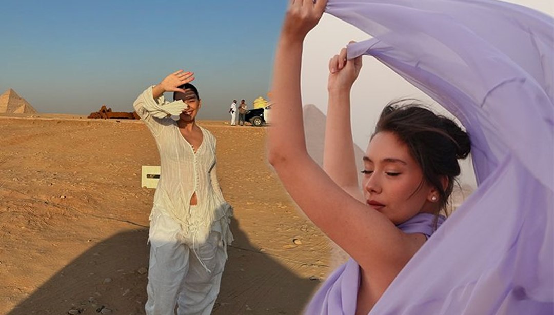 Neslihan Atagül Mısır'da: Karnı burnunda yeni pozlarını paylaştı