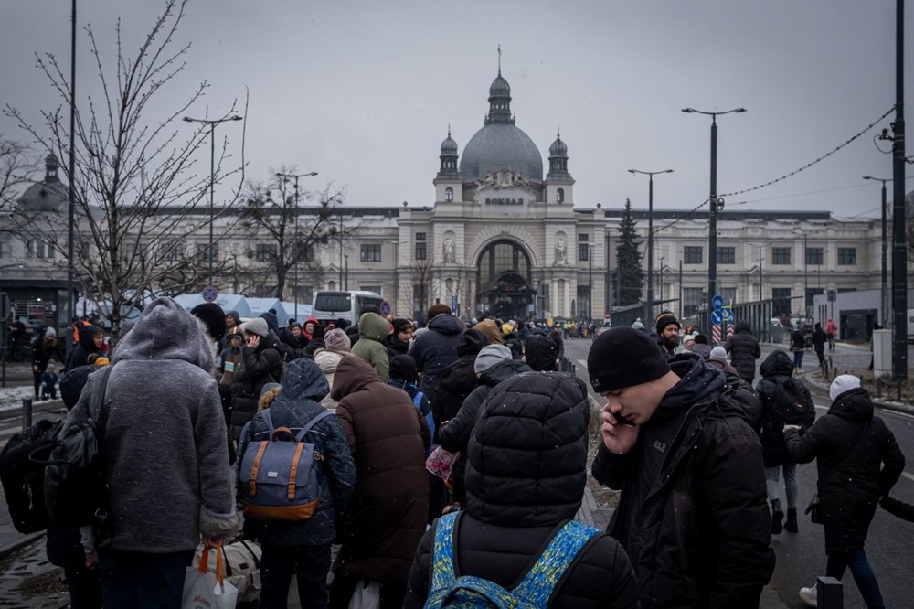 Rus saldırısından kaçış: Lviv tren istasyonunda endişeli bekleyiş - 21