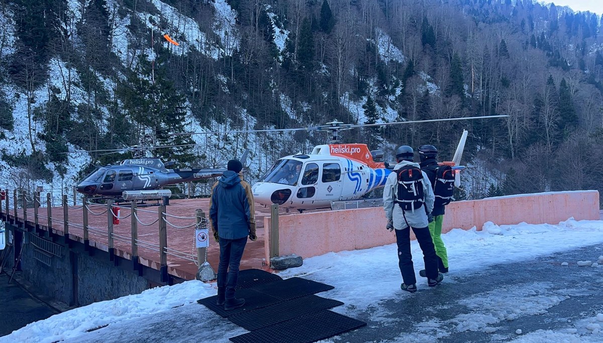 Kaçkar dağlarında ‘Heliski’ heyecanı başladı Kaçkar dağlarında ‘Heliski’ heyecanı başladı