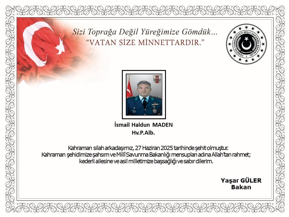 Libya'da bir asker şehit oldu - 1