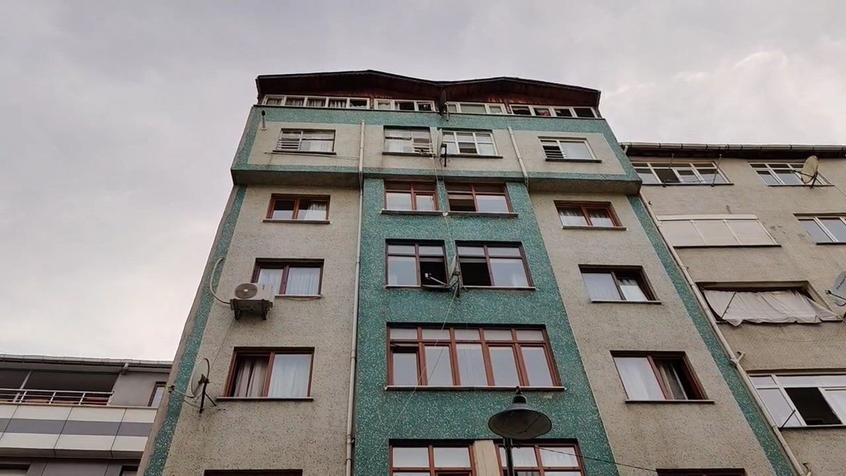 Olayın meydana geldiği apartman dairesi