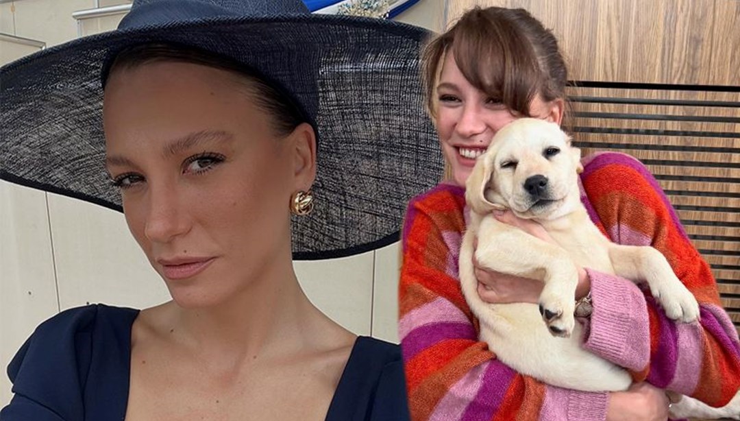 Serenay Sarıkaya'nın set pozlarına büyük ilgi