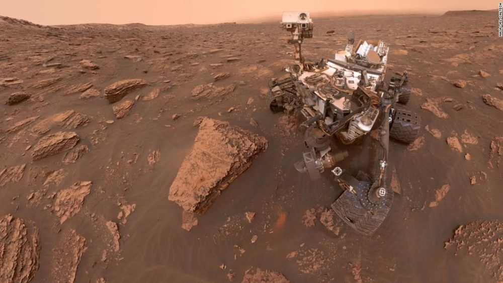 NASA'nın Curiosity aracı Mars'ın panoramik görüntüsünü paylaştı - 7