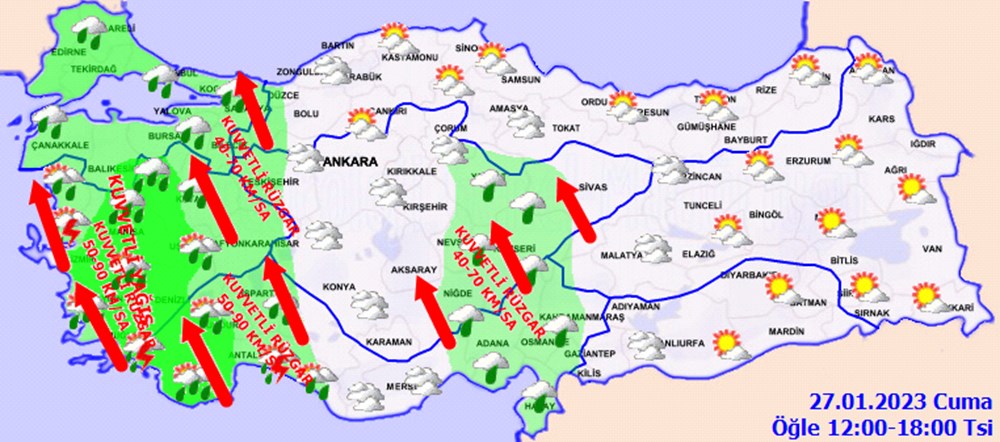 Meteoroloji'den 21 il için uyarı! (İstanbul, Ankara ve diğer illerde bugün hava nasıl olacak?) - 9