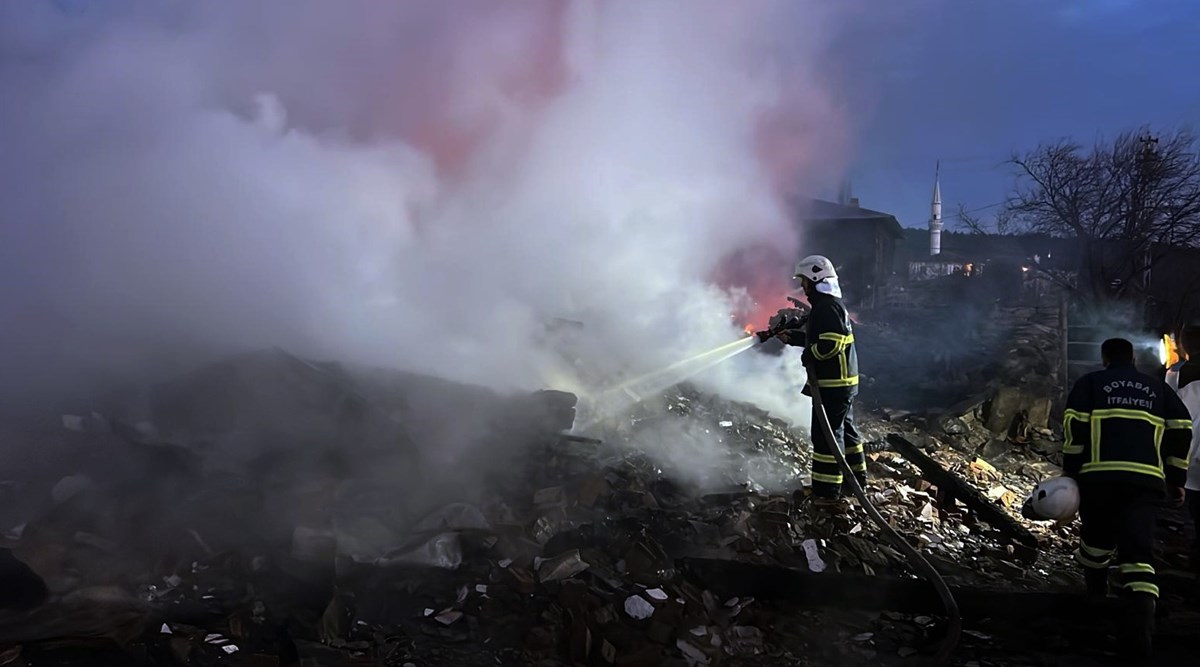 Sinop'ta 5 evde yangın: 2 ölü
