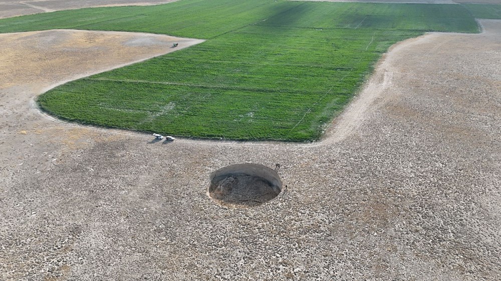 Konya'da yeni bir obruk oluştu | Tam 100 metre çapında! - 2