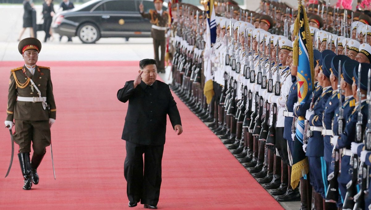 Kim'in yeşil treni Rusya'da