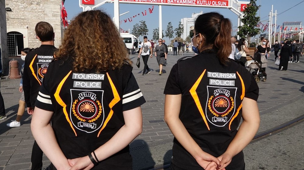 Taksim'de drone'lu maske denetimi - 8