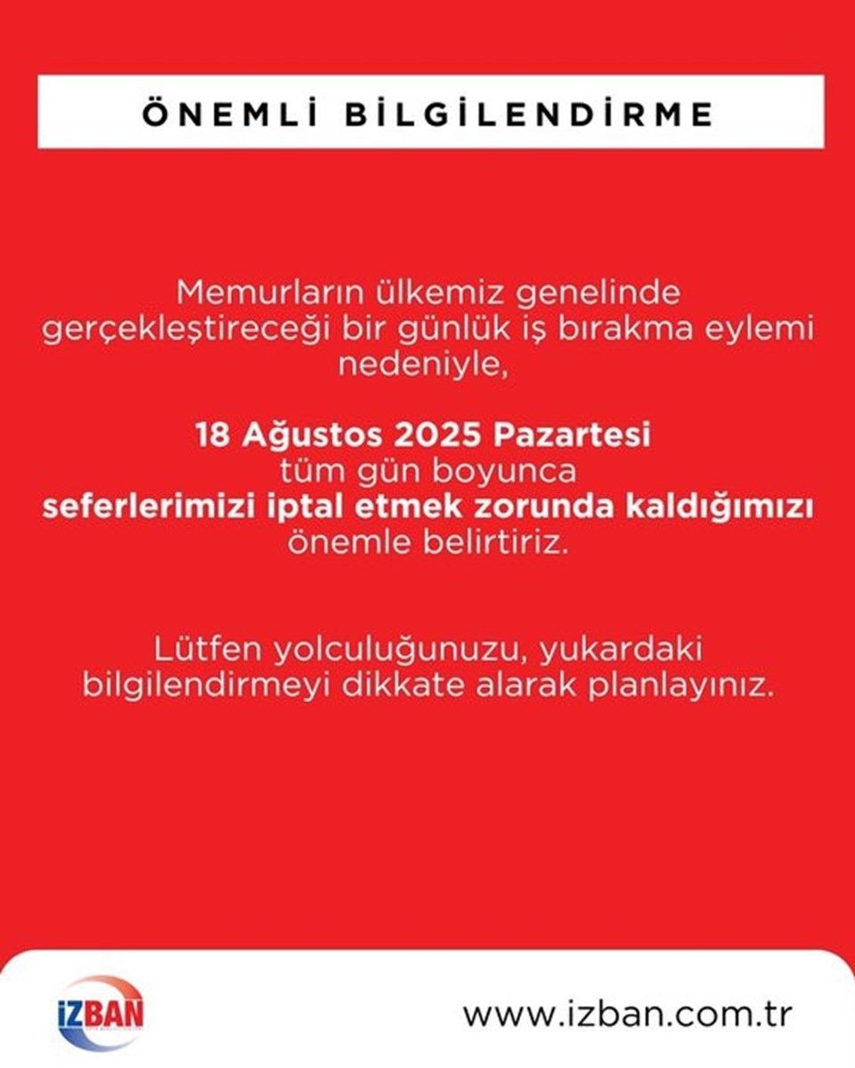 İZBAN seferleri grev nedeniyle durdu - 1