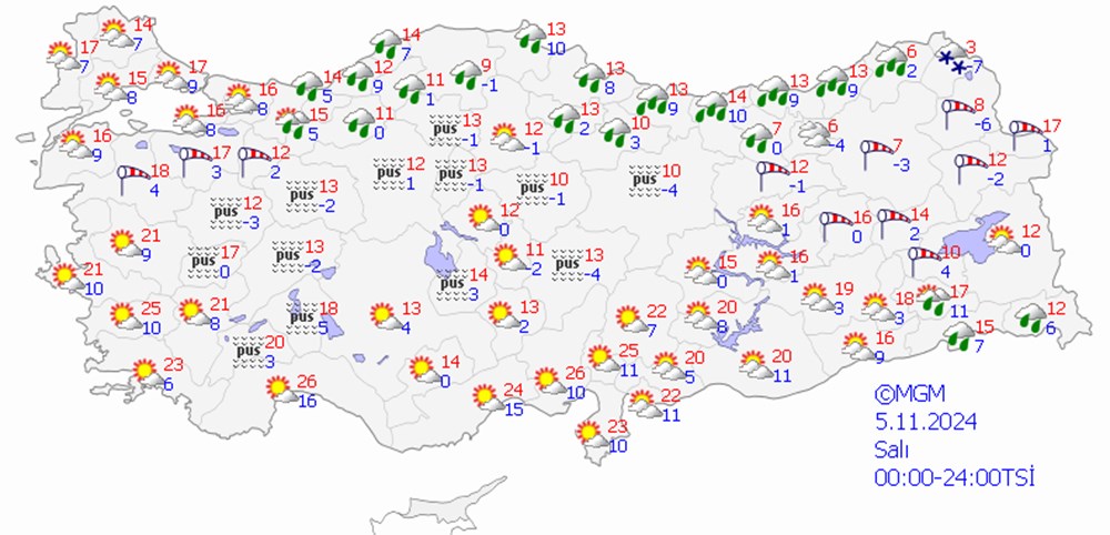 Soğuk hava ve kar geliyor: 7 il için sarı kodlu kar ve sağanak uyarısı! - 14