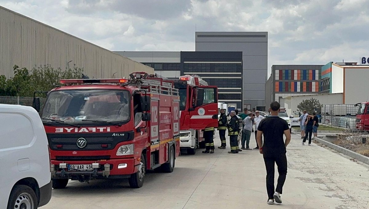 Tekirdağ'da fabrikada kazan patladı