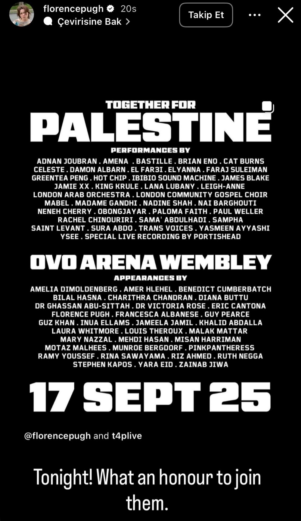 Filistin için Birlikte konserinde sanatçılar Gazze için sahne aldı: "Sessiz kalmak suç ortaklığı" - 3