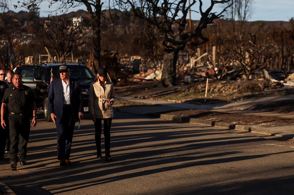 Trump, küle dönen Los Angeles'ı ziyaret etti: “Şehir bomba düşmüş gibi” - 7
