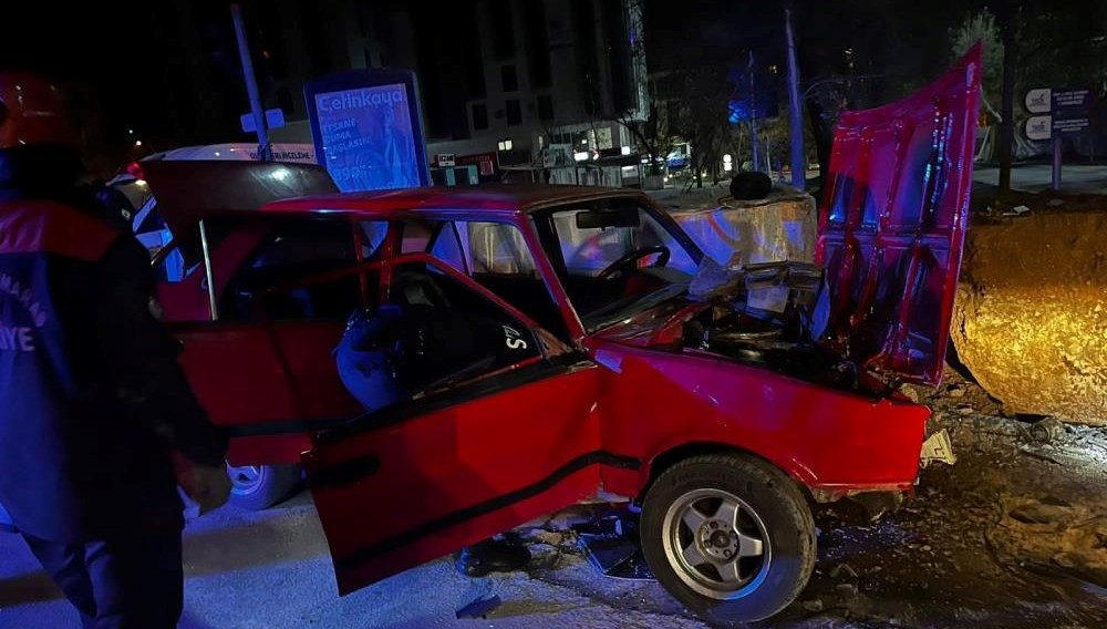 Kahramanmaraş’ta kaza: İki ağır yaralı