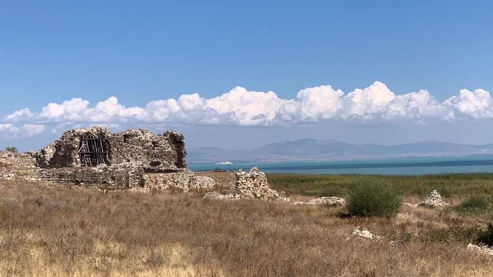 Beyşehir Gölü'nde keşfedilen tarihi yapılar su altı arkeologları tarafından inceleniyor - 1