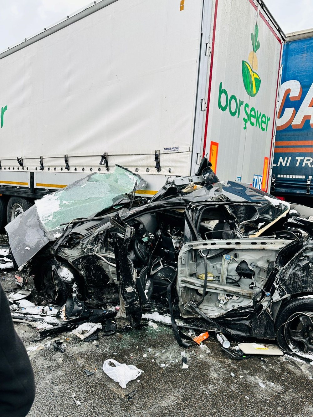 Anadolu Otoyolu'nda 50'den fazla araçla zincirleme kaza: Ankara yönü ulaşıma kapandı - 9
