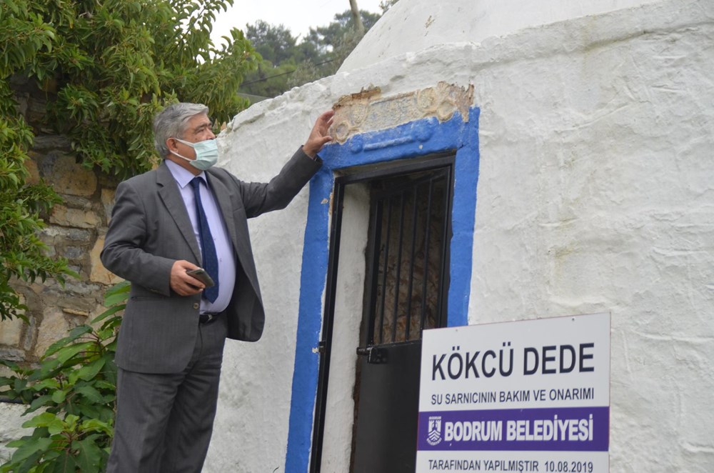 150 Yıllık Kökcü Dede Sarnıcı'nın Kireçle Boyanmasına Tepki 2 Bodrum'daki 150 yıllık Kökcü Dede Sarnıcı'nın kireçle boyanmasına tepki - 2