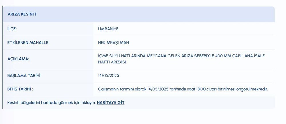 İSKİ su kesintisi 14 Mayıs kesinti programı: Üsküdar ve Ümraniye'de sular ne zaman gelecek? - 4