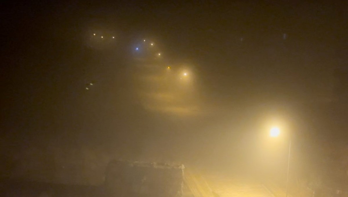 Hakkari'de yoğun sis: Görüş mesafesi 20 metreye kadar düştü