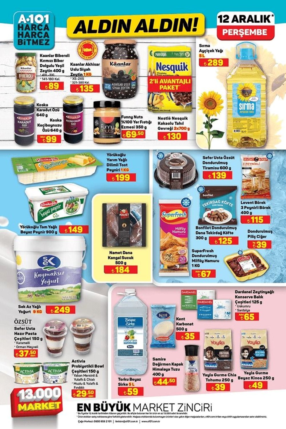 تركيا اليوم عروض منوعة وخصومات كبيرة من سلسلة متاجر A101 في تركيا الخصومات الحالية A101 12 ديسمبر 2024: المنتجات المخفضة الخاصة بالعام الجديد من سوق A101 - 8
