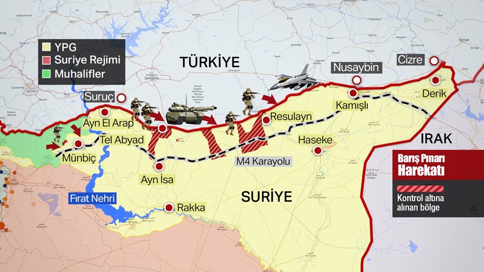 Resulayn'da PKK/YPG'ye ait İHA düşürüldü (Barış Pınarı Harekatı'nda 8. gün) - 2