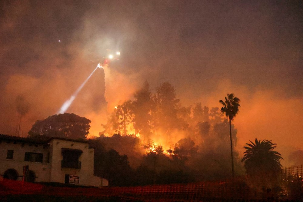 Los Angeles ateş çemberinde: Felaketin boyutu uydu fotoğraflarında - 10