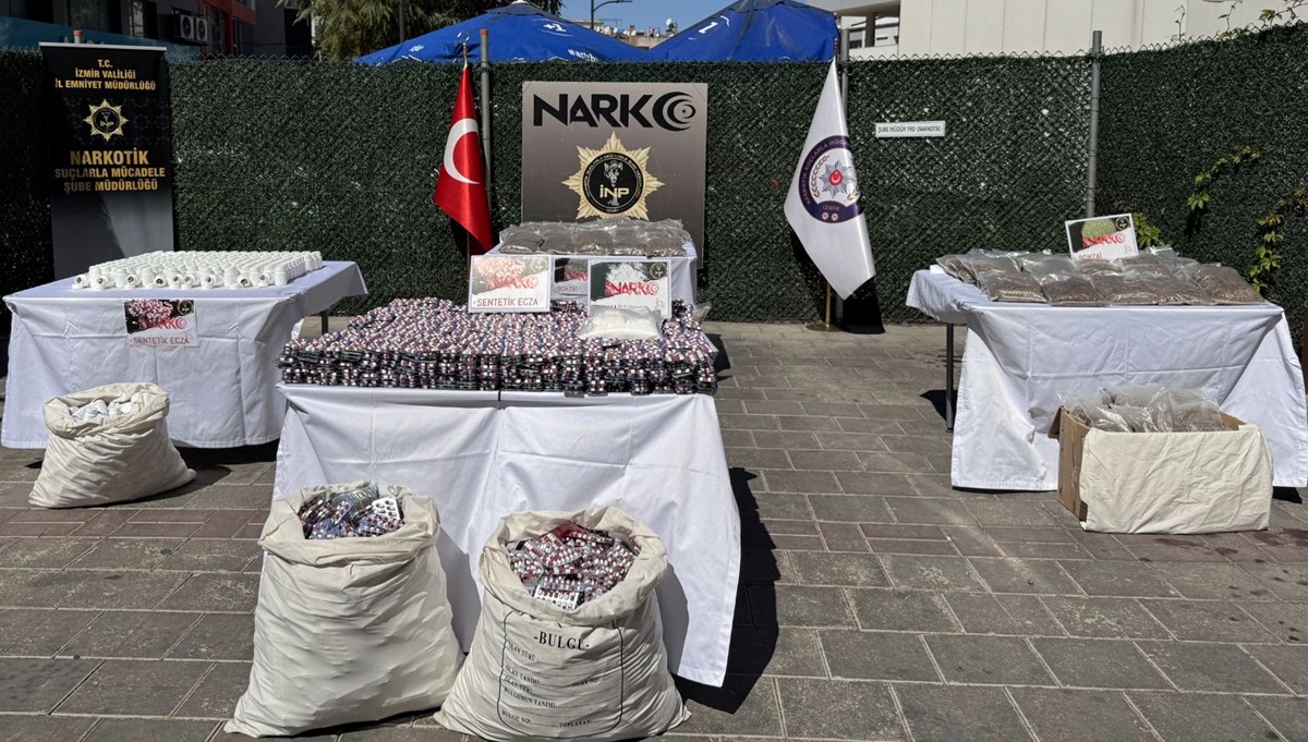 İzmir'de uyuşturucu operasyonları