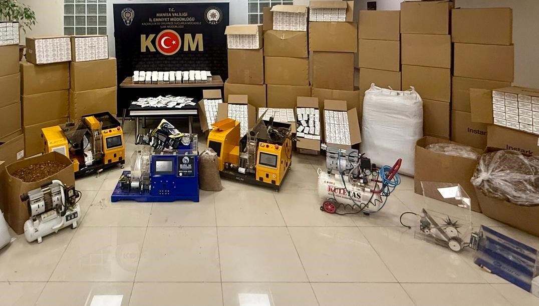 Manisa'da kaçakçılık operasyonu: 35 kişi yakalandı