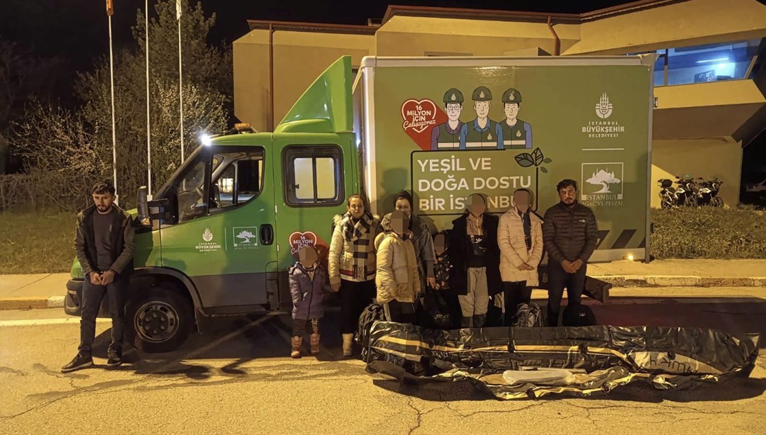 Edirne'de 8 düzensiz göçmen yakalandı