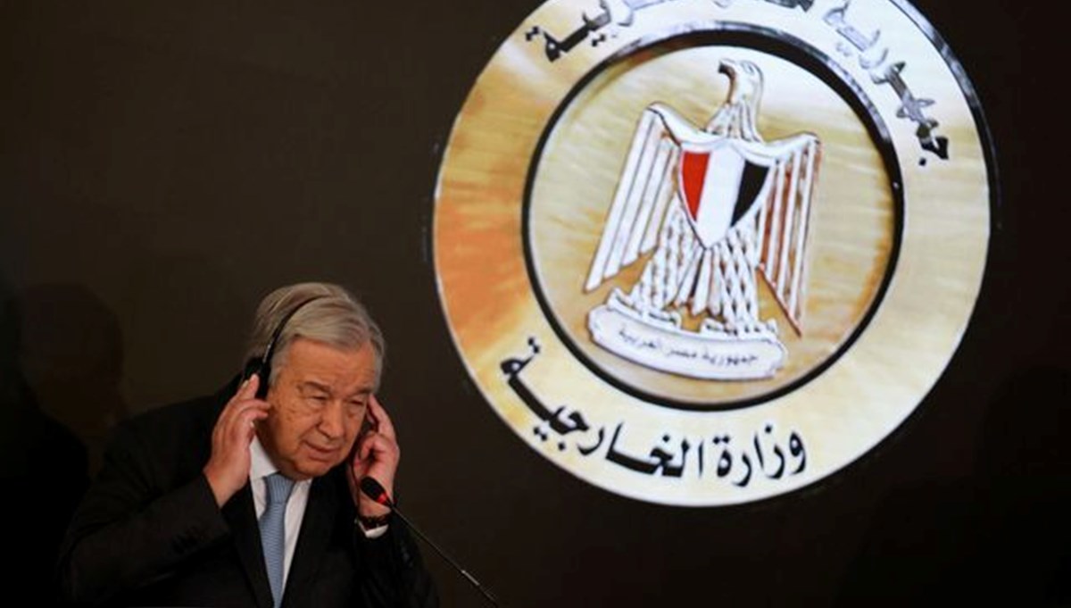 BM lideri Guterres: Gazze'ye insani yardım için tek yol karayolu BM lideri Guterres: Gazze'ye insani yardım için tek yol karayolu