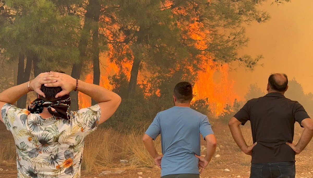 Antalya'da orman yangını