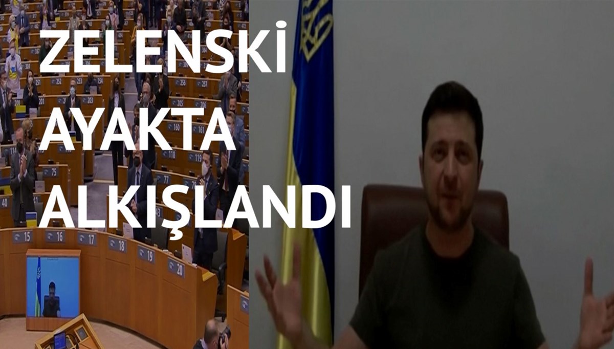Ukrayna lideri Avrupa Parlamentosu’na damga vurdu