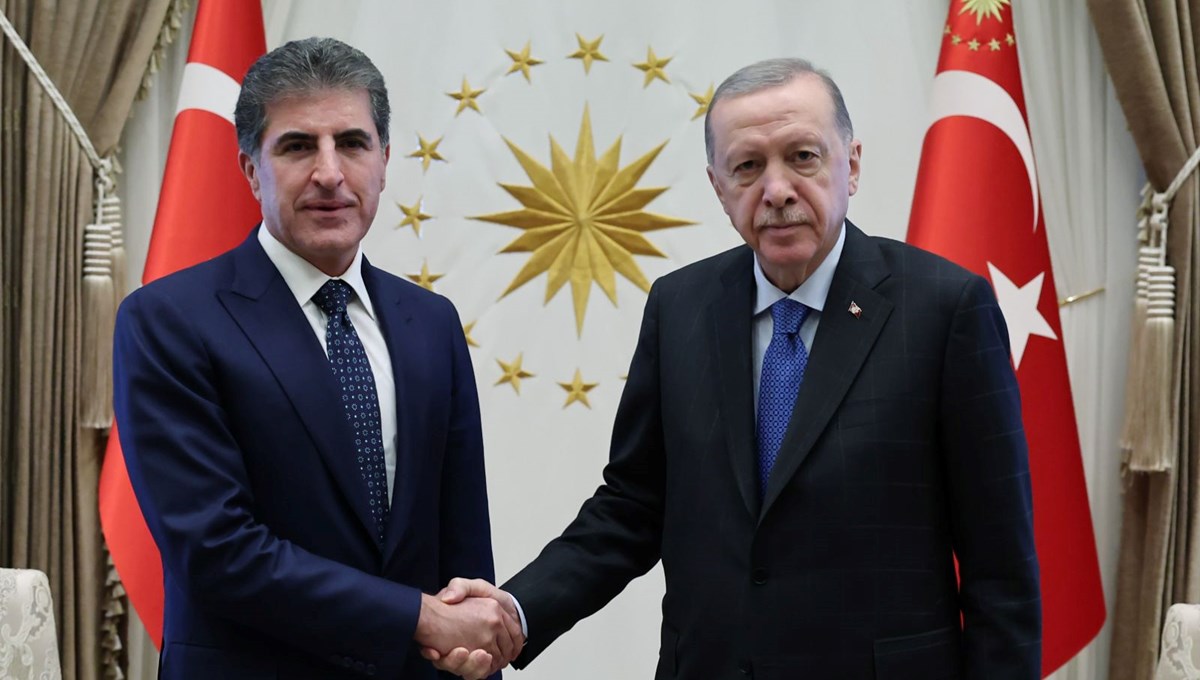 Cumhurbaşkanı Erdoğan, Barzani'yi kabul etti