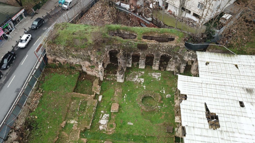 Sancaktepe'deki 14 yüzyıllık Damatrys Sarayı'nda restorasyon çalışmaları devam ediyor - 2