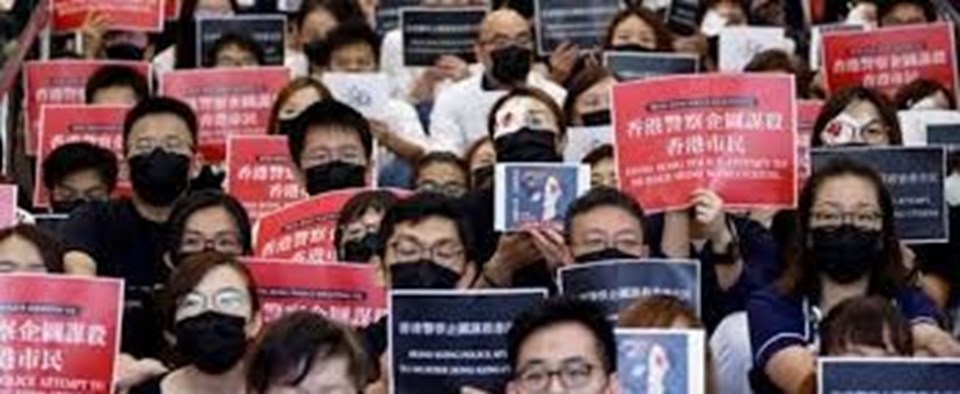Hong Kong'da protestolar dördüncü ayında devam ediyor (Maske yasaklandı) - 2