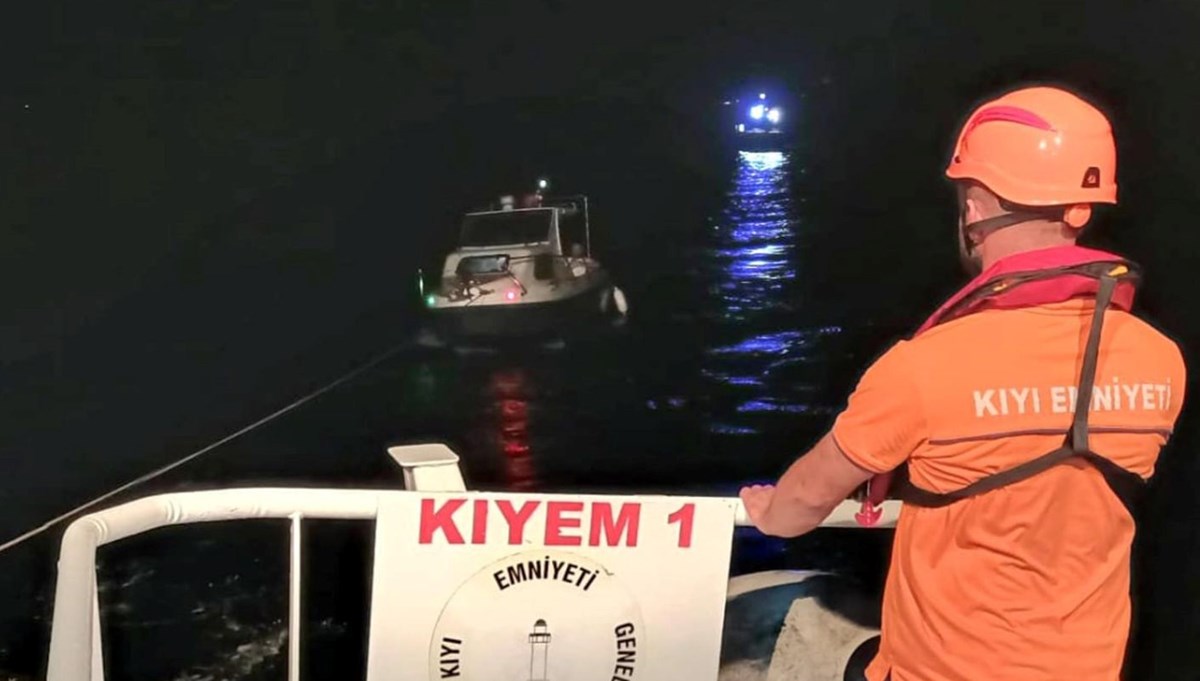 Sürüklenen tekne kurtarıldı