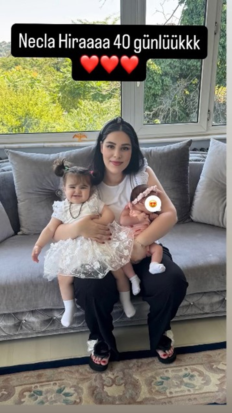 Üçüncü kez anne olan Tuğçe Tayfur: Necla Hira 40 günlük - 2