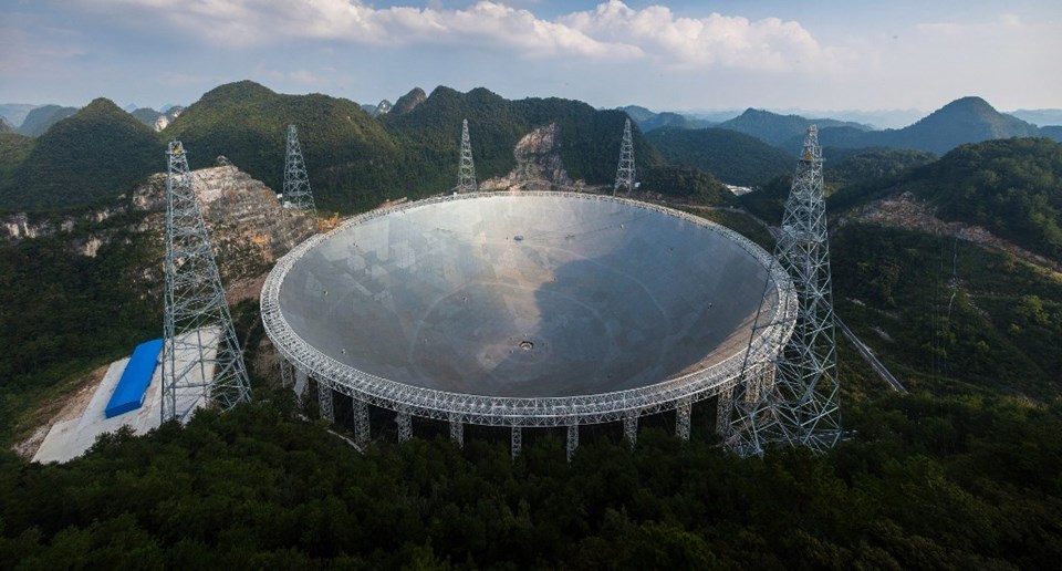 Çin'in dev radyo teleskobu bilinen en hızlı "ikili pulsarı" keşfetti - 1