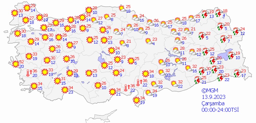 5 il için sağanak yağış uyarısı (Bugün hava nasıl olacak) - 5