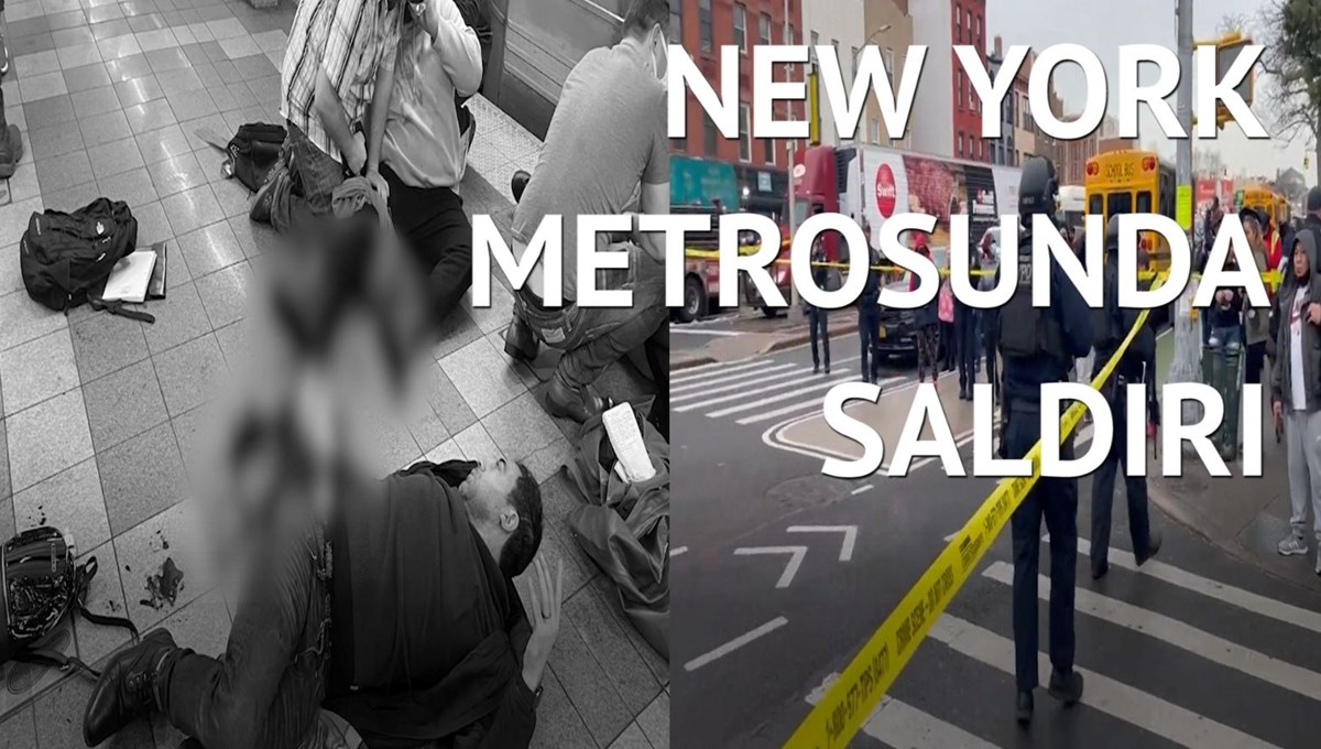 New York metrosunda bir saldırgan etrafa rastgele ateş açtı New York metrosunda bir saldırgan etrafa rastgele ateş açtı