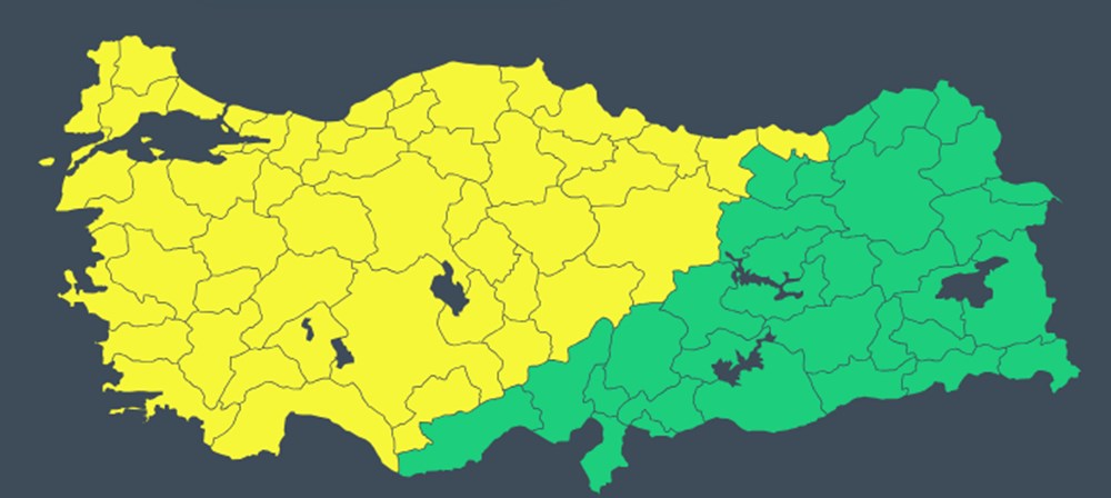 Yurdun yarısına sarı kodlu uyarı: Kuvvetli yağış ve fırtına bekleniyor - 4