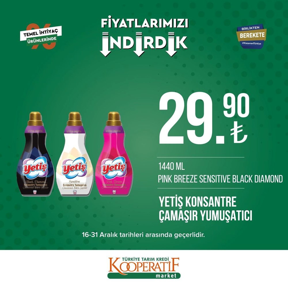 Tarım Kredi Kooperatif Market yeni indirimli ürünler listesini yayınladı (16-31 Aralık güncel indirimli ürünler kataloğu) - 8