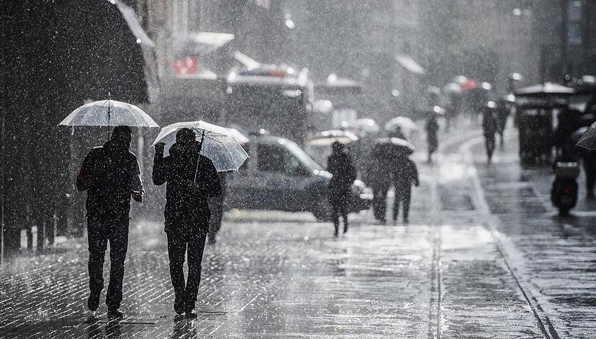 Meteoroloji'den 5 il için kuvvetli yağış uyarısı