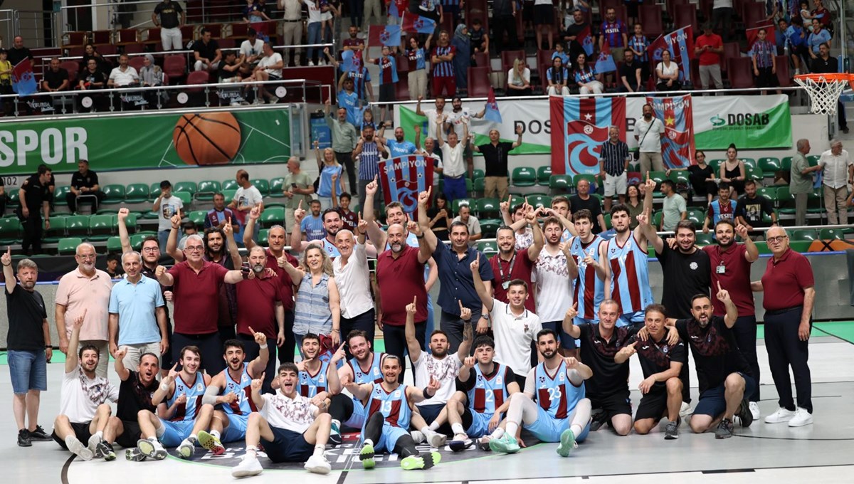 Trabzonspor Basketbol A Takımı şampiyon oldu Trabzonspor Basketbol A Takımı şampiyon oldu
