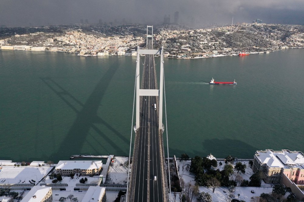 İstanbul'dan kartpostallık kar manzaraları - 5